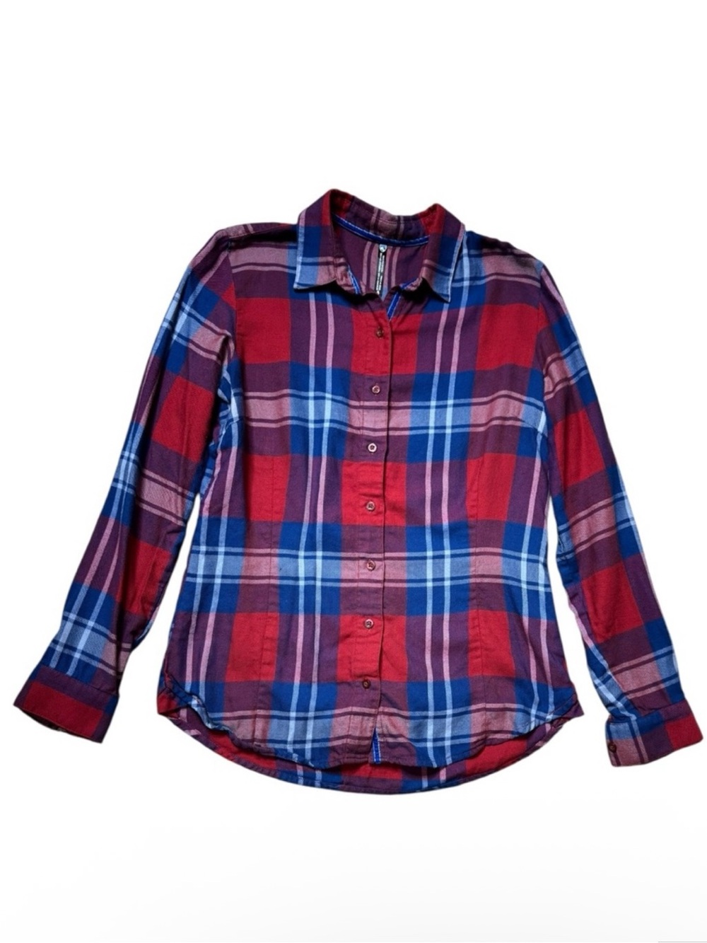 KUHL Plaid Flannel Button Down Shirt size S